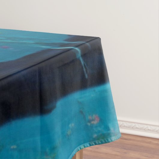 Magische Moon River Tree in olieverfschilderstijl Tafelkleed (Voorbeeld)