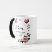 Magische Morphing Mok – Bloemrijke Moeder Liefde O (Voorkant links)