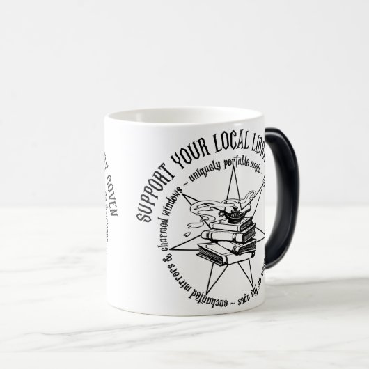 Magische morphing Mok - Veranderingen wanneer Het! (Voorkant rechts)