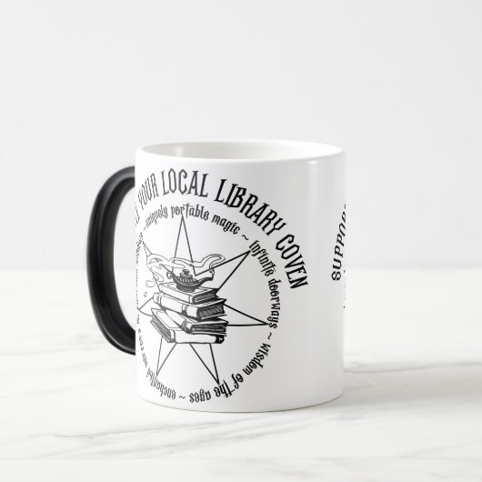 Magische morphing Mok - Veranderingen wanneer Het! (Voorkant links)