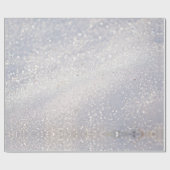 Magische mousserende sneeuwkristallen Verpakkingsp Cadeaupapier (Vlak)