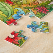 Magische Mushroom House Illustratie Legpuzzel (Zijkant)