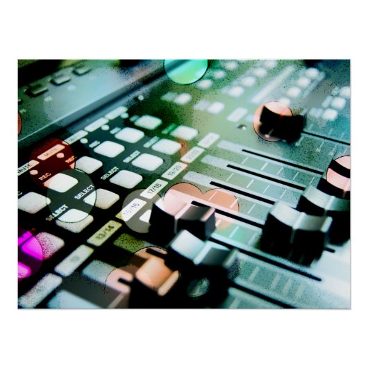 Magische Muziek Mixer Perfect Poster (Voorkant)