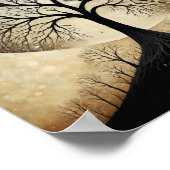 Magische mystieke boom poster (Hoek)