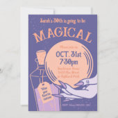 Magische mystieke boze Halloween uitnodiging (Voorkant)