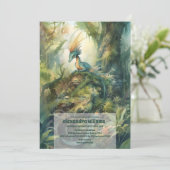 Magische Mystieke Dragon Baby shower Kaart (Staand voorkant)