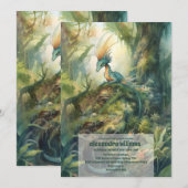 Magische Mystieke Dragon Baby shower Kaart (Voorkant / Achterkant)