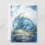Magische Mystieke Dragon Baby shower Kaart (Voorkant)