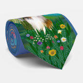 Magische nacht - Collie (SW) Stropdas (Opgerold)