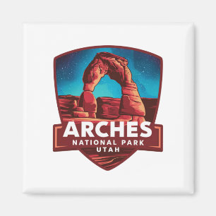 Magische nacht in Arches National Park Magneet