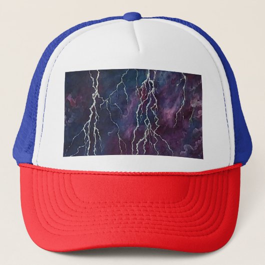 Magische nacht trucker pet (Voorkant)