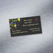Magische nachttuin magnetisch visitekaartje (Voorbeeld)