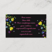 Magische nachttuin visitekaartje (Achterkant)