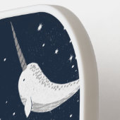 Magische narwalvissen in de ruimte Pickleball Padd Paddle (Links Detail)