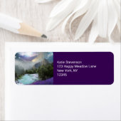 Magische Natuur Landschap met Russisch water Etiket (Insitu)