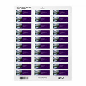 Magische Natuur Landschap met Russisch water Etiket (Full Sheet)