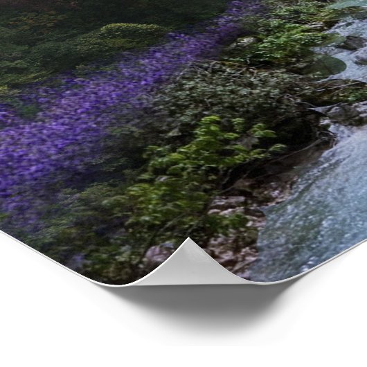 Magische Natuur Landschap met Russisch water Poster (Hoek)