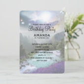 Magische Natuur Landschap Schilderachtig Birthday Kaart (Staand voorkant)