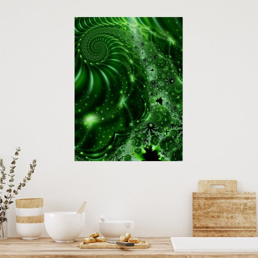 Magische natuur poster (Keuken)