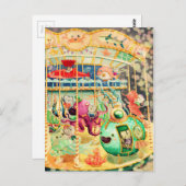 Magische Nautical Carrousel Briefkaart (Voorkant / Achterkant)