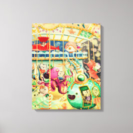 Magische Nautical Carrousel Canvas Afdruk
