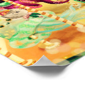 Magische Nautical Carrousel Poster (Hoek)