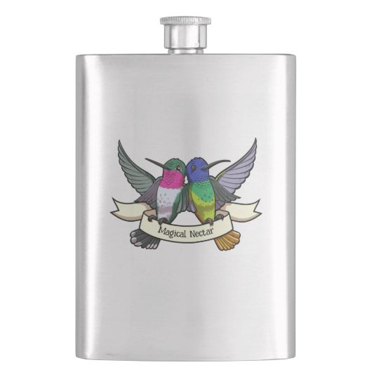 Magische Nectar Schattigee Kolibries met lint Flacon (Voorkant)
