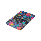 Magische Neon Forest Night Dream Design Badmat (Gekanteld)