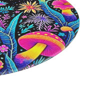 Magische Neon Forest Night Dream Design Snijplank (Hoek)