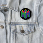 MAGISCHE NEVEL RONDE BUTTON 5,7 CM (In situ)
