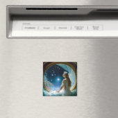 Magische Night Scene Fantasy Art Magneet (Insitu (Vaatwasser))