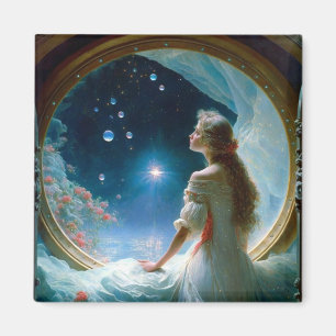 Magische Night Scene Fantasy Art Magneet