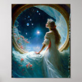 Magische Night Scene Fantasy Art Poster (Voorkant)