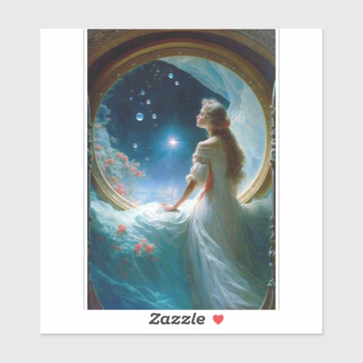 Magische Night Scene Fantasy Art Sticker (Vel)