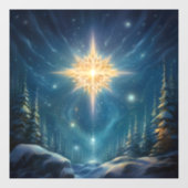 Magische noorderster raambekleding raamsticker (Vel)