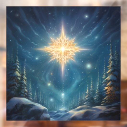 Magische noorderster raambekleding raamsticker (Vel 2)