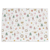 Magische Notenkraker Ballet Roze Wrapping Groot Cadeauzakje (Voorkant)