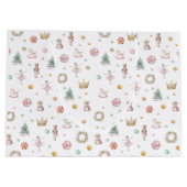 Magische Notenkraker Ballet Roze Wrapping Groot Cadeauzakje (Achterkant)