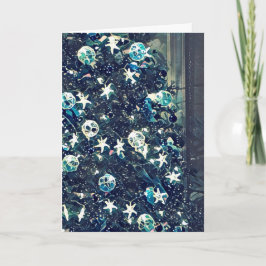 Magische Oceaan Kerstmis Feestdagen Kaart