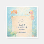 Magische Ocean Babyshower Servet (Voorkant)