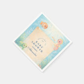 Magische Ocean Babyshower Servet (Hoek)