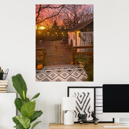 Magische ochtend poster (Thuiskantoor)