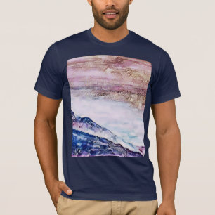 Magische Ochtend Skyscape Bergen Landschap T-shirt