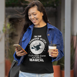 Magische oma heks Tri-Blend shirt