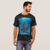 Magische onderwater kerst t-shirt (Voorkant volledig)
