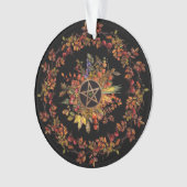 Magische Oogst Met Pentagram Monogram Ornament (voorkant)
