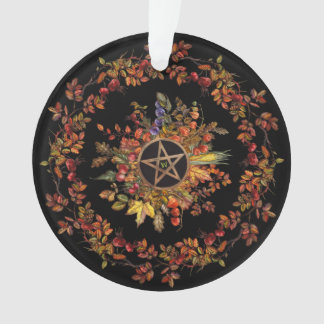 Magische Oogst Met Pentagram Monogram Ornament