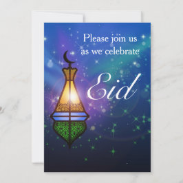 Magische Oosterse Lantaarn - Eid Party Invitation Kaart