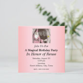 Magische Oude Tovenaar Elf Magic Wand Star Birthda Kaart (Staand voorkant)