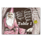 Magische Oude Tovenaar Elf Magic Wand Star Kaart (Achterkant)